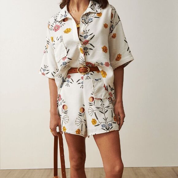 SANCIA Pants - Sancia • The Sastria Shorts in Dahlia Floral